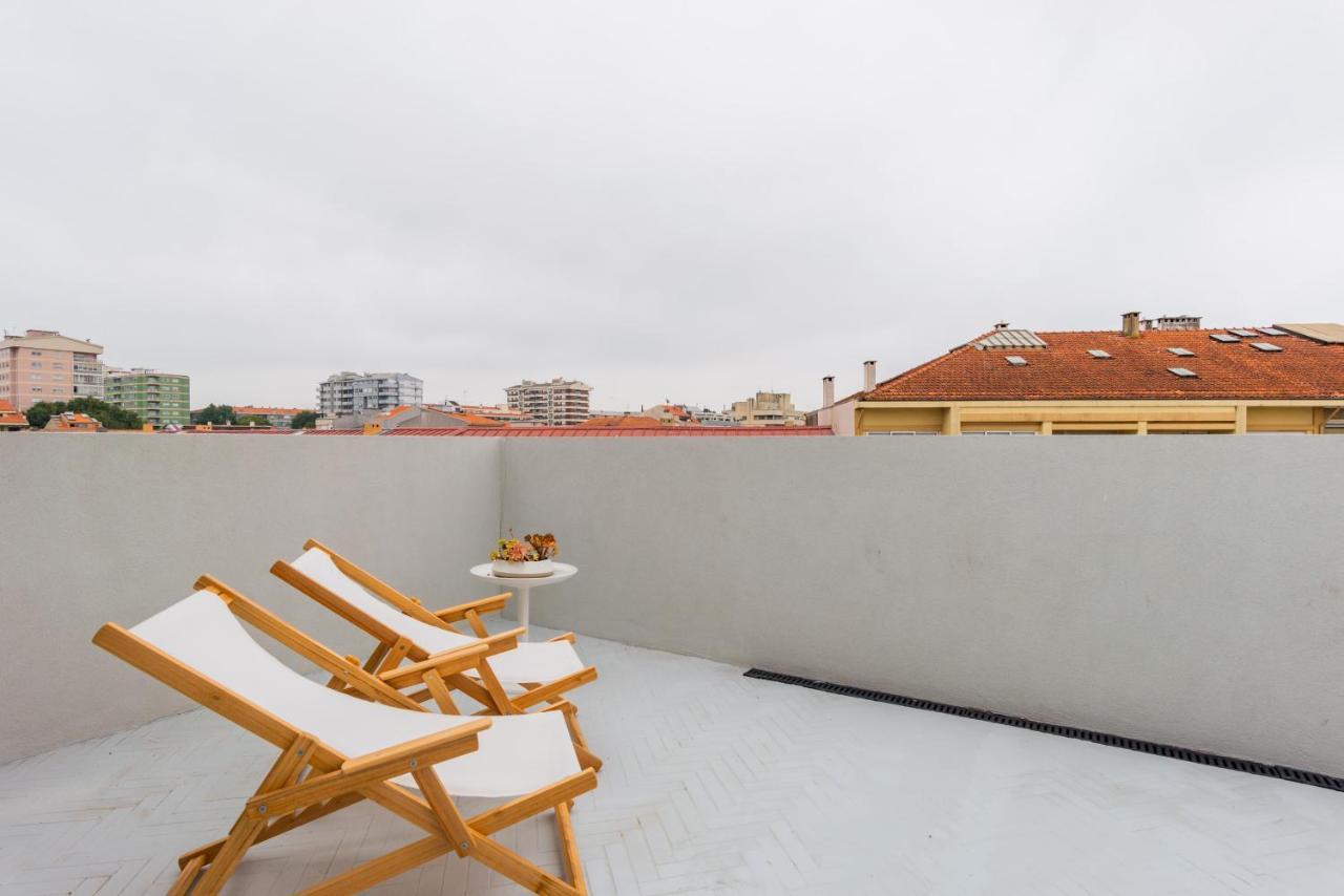 Ferienwohnung Incredible Duplex Penthouse & Terraces & Parking Porto Exterior foto