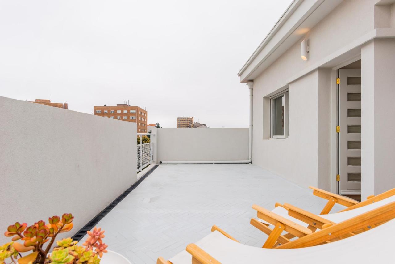 Ferienwohnung Incredible Duplex Penthouse & Terraces & Parking Porto Exterior foto